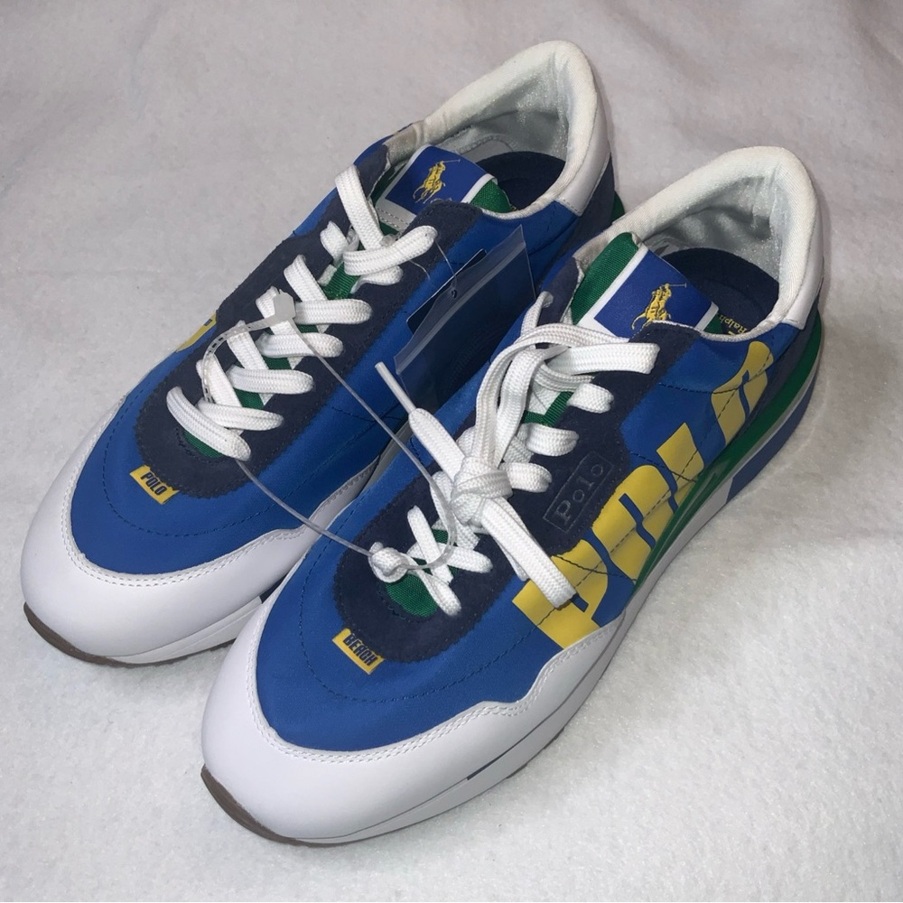 Polo Ralph Lauren Men’s Train 89 Polo Beach Sneaker Size 10